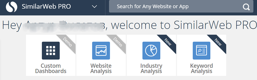 Анализ веб-сайта СимиларВеб