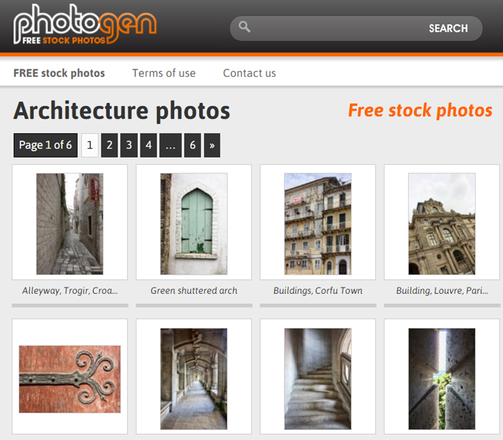 Старейший фотосток Photogen.com.