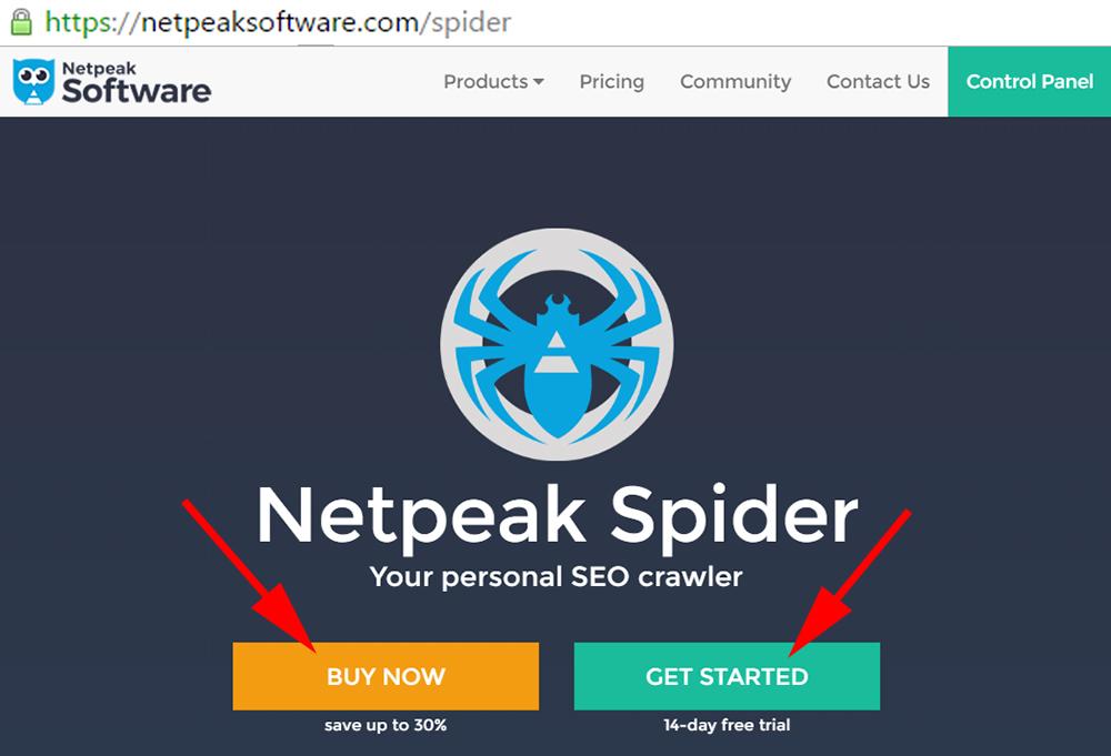 Регистрация на Netpeak