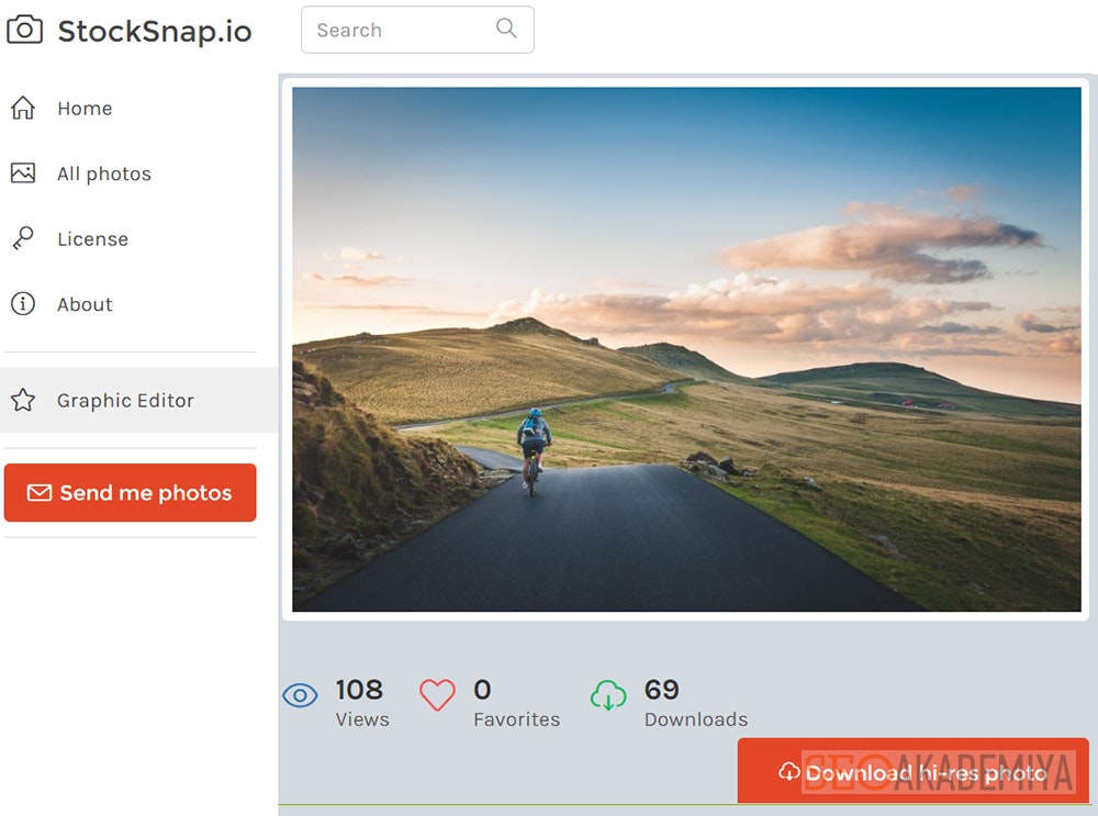 Фотосток Stocksnap.io.