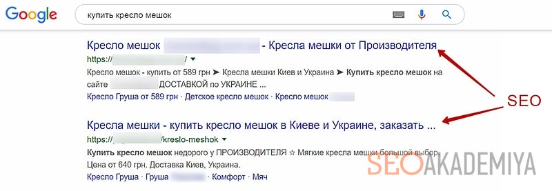 Пример успешного SEO продвижения сайта