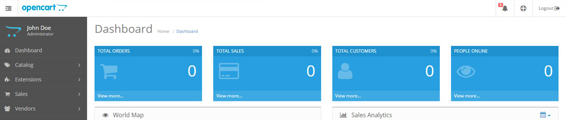 CMS OpenCart для интернет-магазина