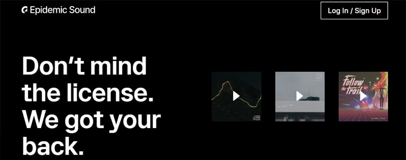 Epidemicsound треки без лицензии для Ютуба