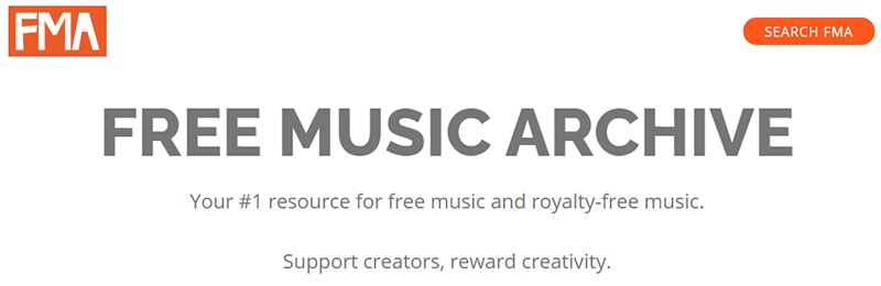 Free Music Archive для музыки на Ютуб