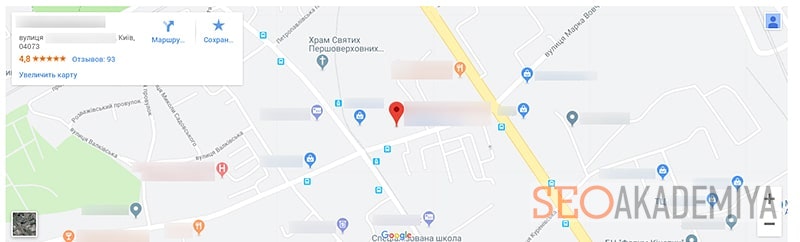 Какую карту лучше разместить на страницы контакты