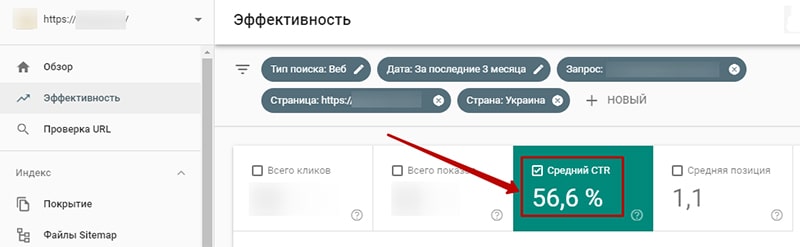 Как узнать ctr своего сайта в Google