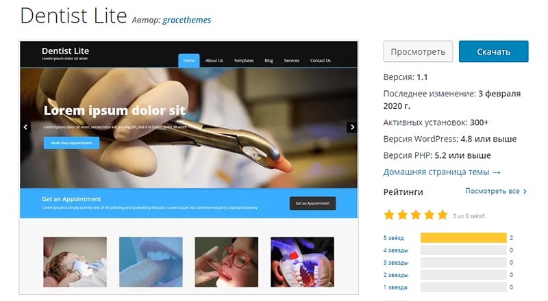 Хорошая тема вордпресс для услуг