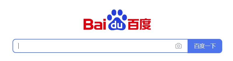 китайский поисковик Baidu картинка