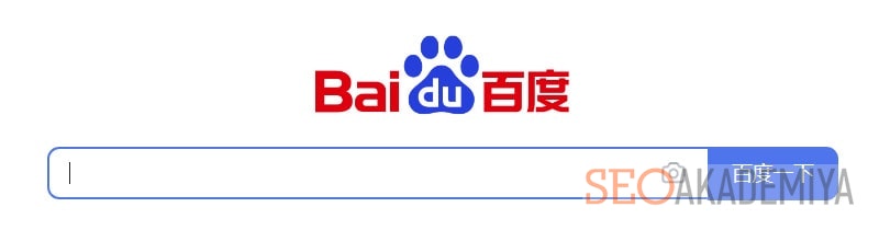 китайский поисковик Baidu картинка