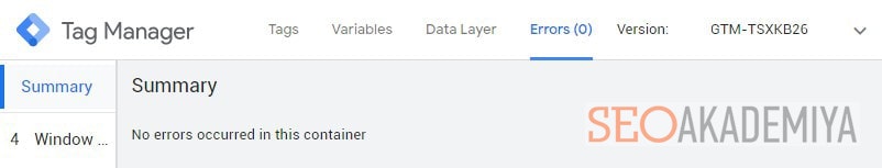 предварительный просмотр настройки кода в gtm