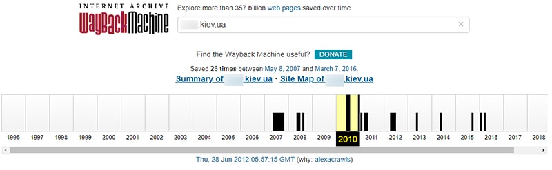 Проверка возраста доменного имени перед покупкой