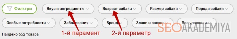 Seo оптимизированные фильтры на сайте