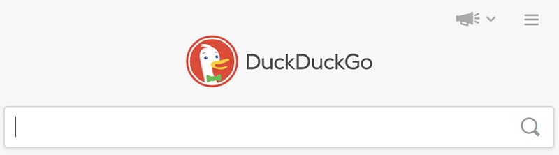 система DuckDuckGo без персонилизации