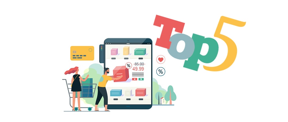 Фото акций и скидок в интернет-магазине