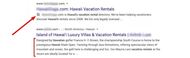 в выдаче Гугл в 2021 будет расширяемый сниппет